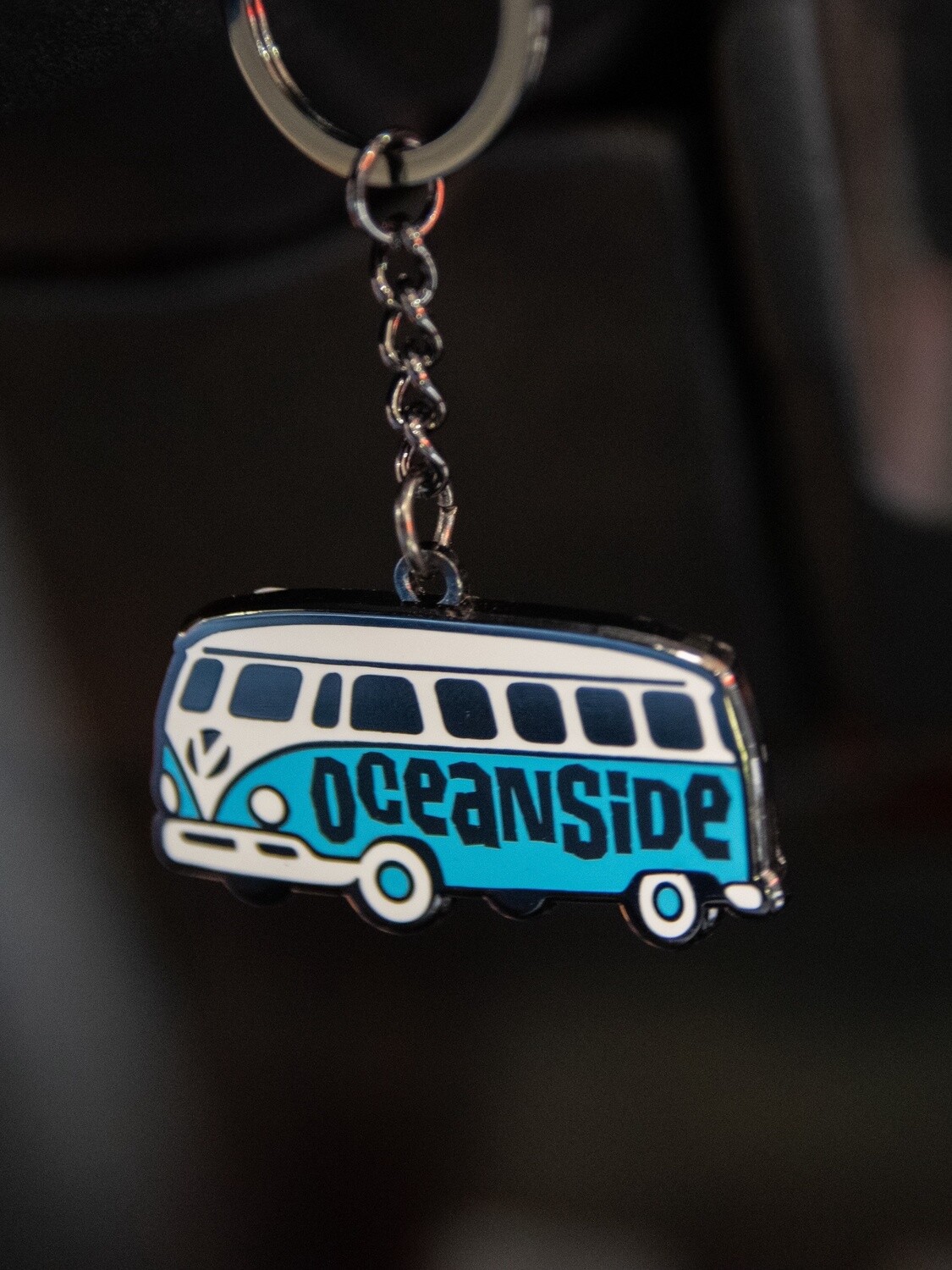 Oceanside VW Bus Keychain