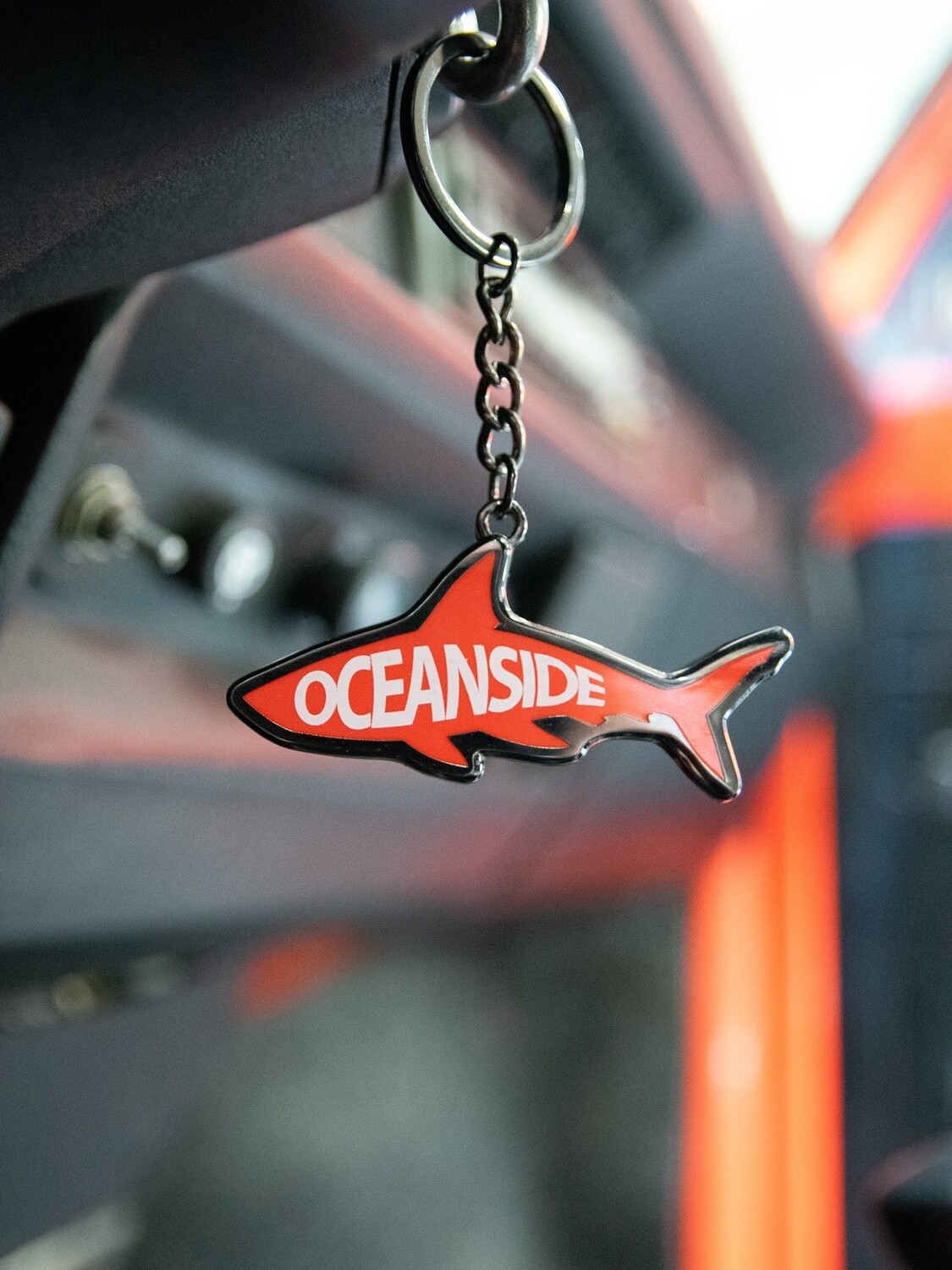 Oceanside Shark Keychain